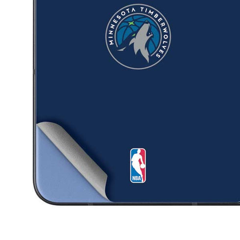 NBA Minnesota Timberwolves Standard - Navy Blue Galaxy Z Fold5 5G Skin